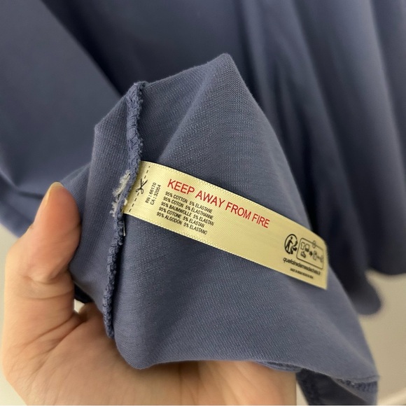 Daily Practice by Anthropologie Handkerchief-Hem Mini Dress in Wedgewood Blue - Picture 7 of 8